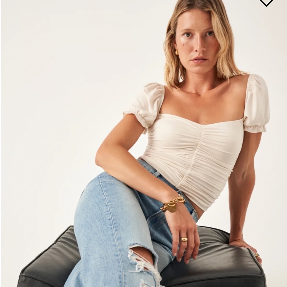 Reformation Fallow Top Size S